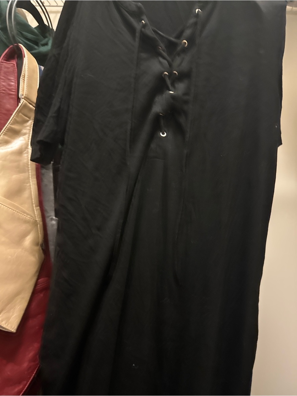 White House Black Market Black Short Sleeve sneaker dress